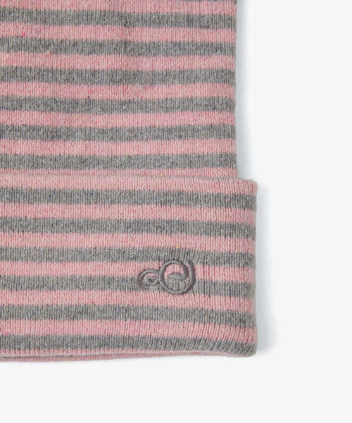 PILED LONG BEANIE [PINK]