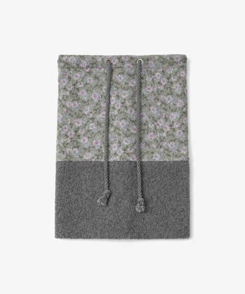 FLEECE NECK WARMER BEANIE [KHAKI]