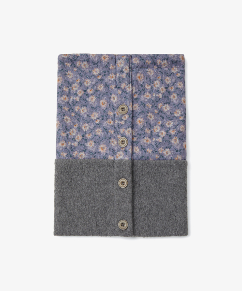 FLEECE NECK WARMER BEANIE [PURPLE]