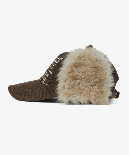 WEB LOGO TROOPER CAP [BROWN]