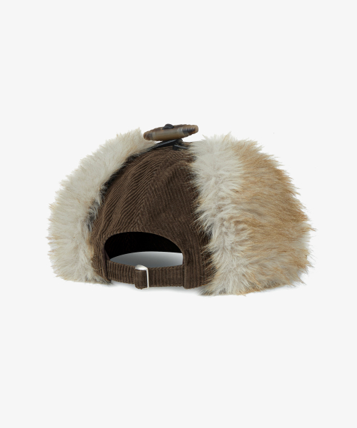 WEB LOGO TROOPER CAP [BROWN]