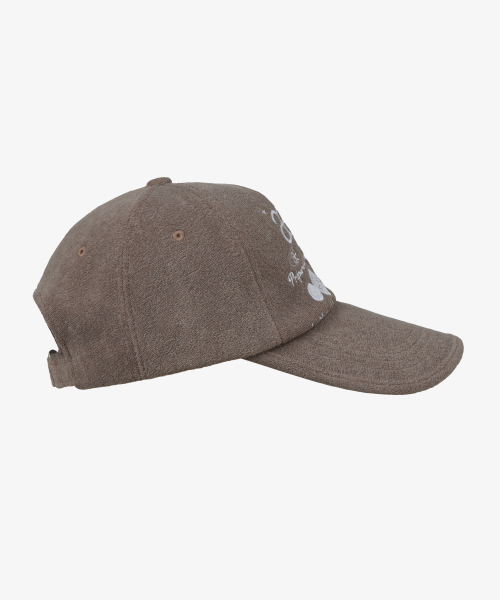WEB LOGO FLEECE CAP [BROWN]