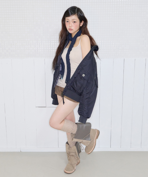 FLIGHT BOMBER JK BLUE BLACK