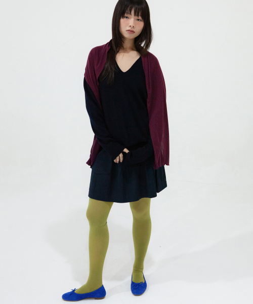 soft tencel long scarf - wine