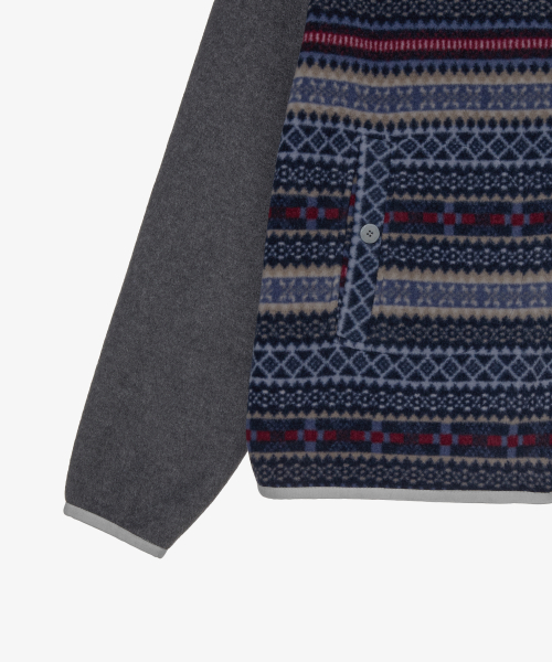 SOFT FLEECE ZIP UP HOODIE [GREY]
