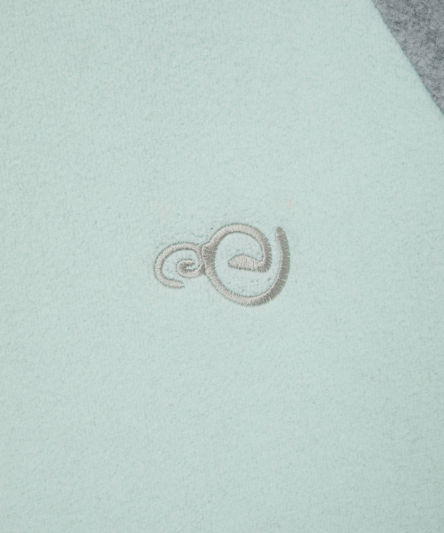 SOFT FLEECE ZIP UP HOODIE [MINT]