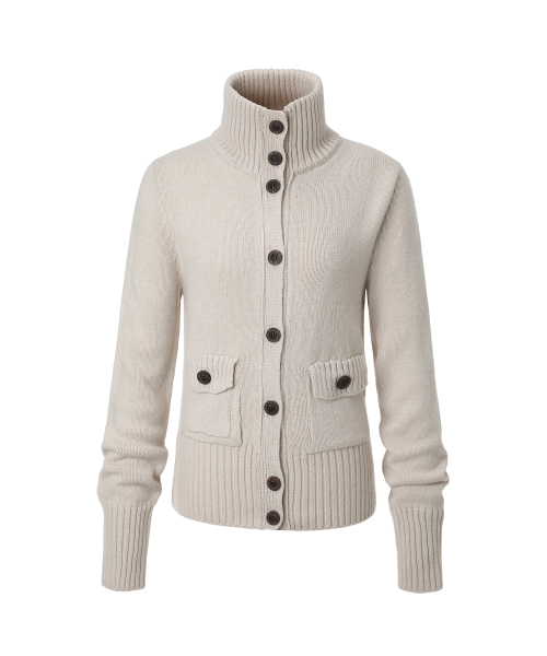 PATCH POCKET KNIT CD IVORY