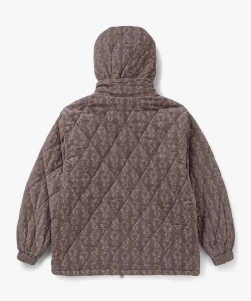 FLOWER QUILTED JACKET [PURPLE]