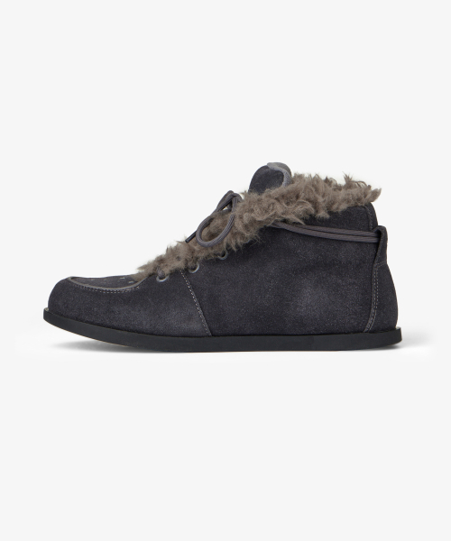 AEAE FUZZY FAT SNEAKERS [CHARCOAL]