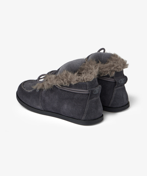 AEAE FUZZY FAT SNEAKERS [CHARCOAL]