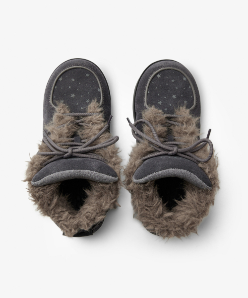 AEAE FUZZY FAT SNEAKERS [CHARCOAL]