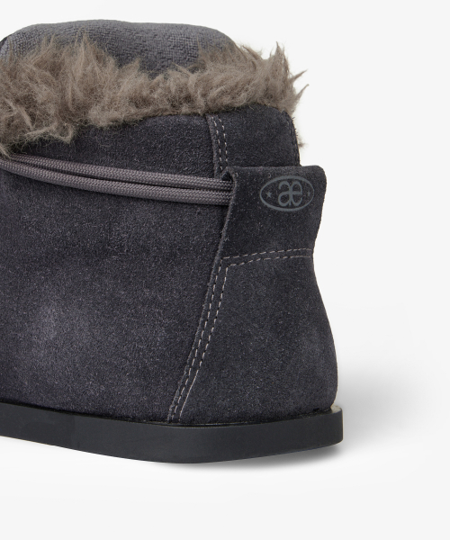 AEAE FUZZY FAT SNEAKERS [CHARCOAL]