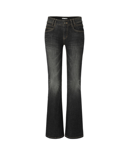 DOUBLE LOW-RISE BOOTCUT PT DARK GREY
