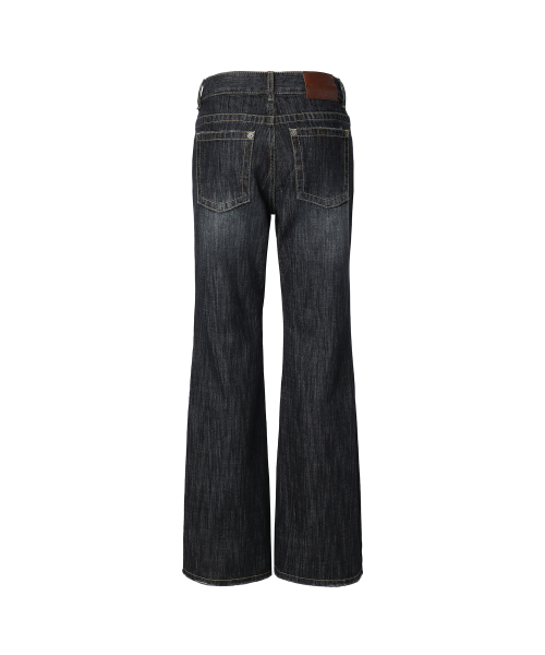 BOLD STITCH FLARE PT INDIGO BLACK