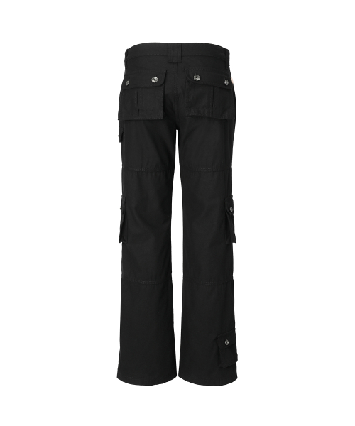 MULTI POCKET CARGO PT BLACK