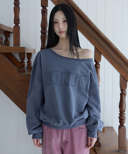 LONDY Cut Off Sweatshirt, BLUE