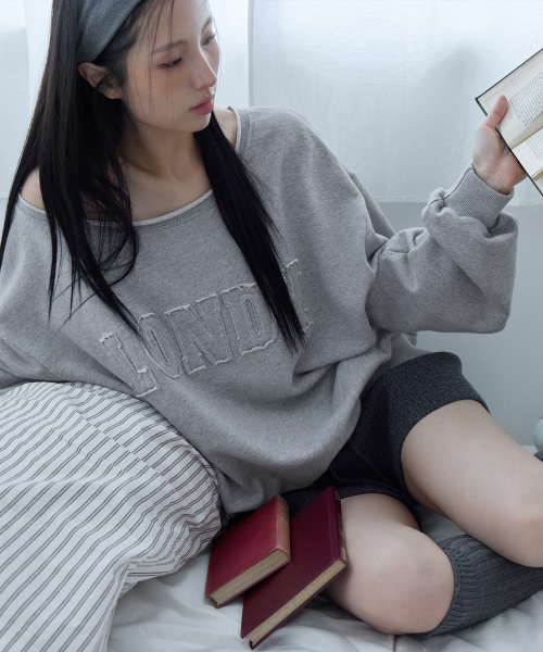 LONDY Cut Off Sweatshirt, M.GREY