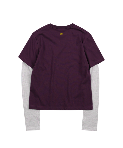 F.T Layered Long Sleeve Purple