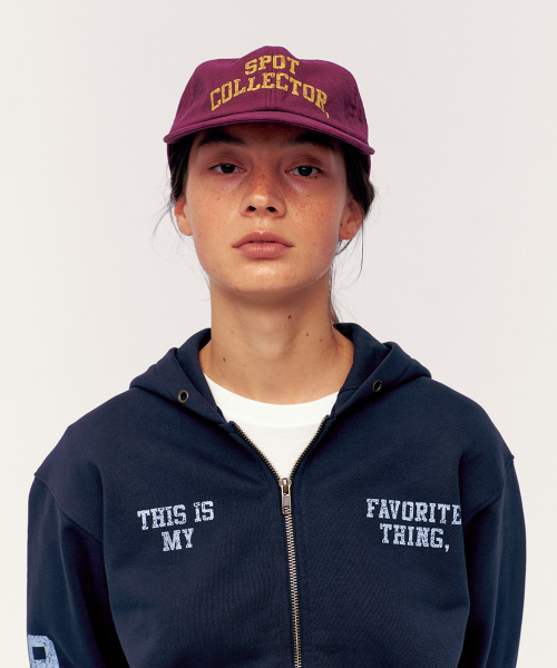 T.I.F Hooded Zip-Up Navy
