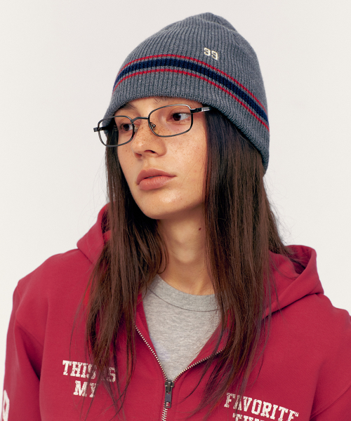 T.I.F Hooded Zip-Up Red