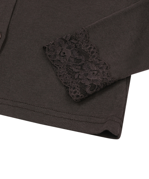VELIA LACE CARDIGAN SET (2COLOR)