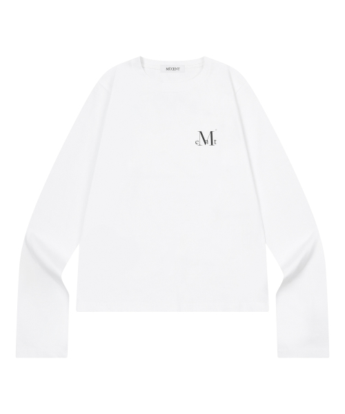 ESSENTIAL BACK LOGO LONG SLEEVE T (2COLOR)