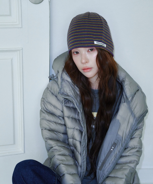 211 Stripe Beanie (Dark Gray)
