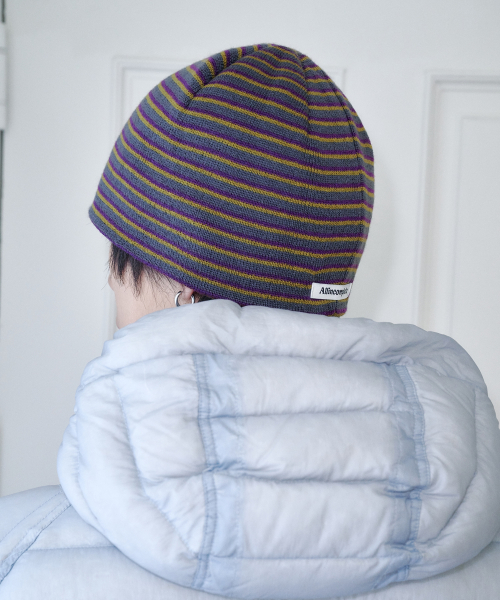 211 Stripe Beanie (Dark Gray)