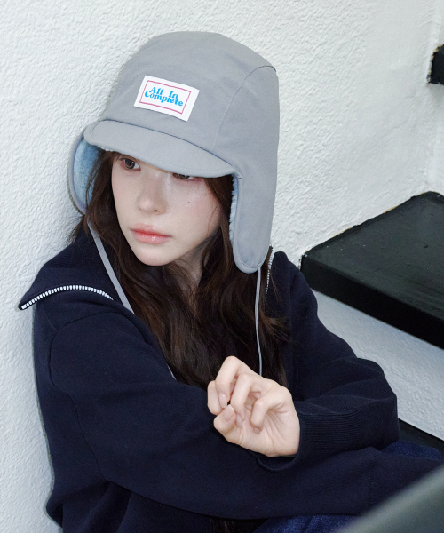 Sprinkle Teddy Reversible Trooper Hat (Gray)
