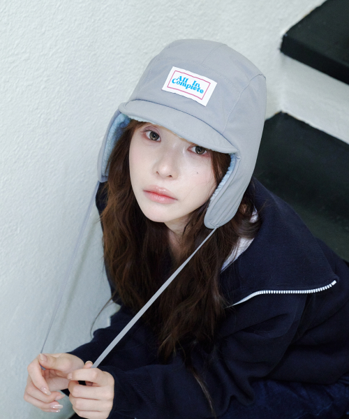 Sprinkle Teddy Reversible Trooper Hat (Gray)