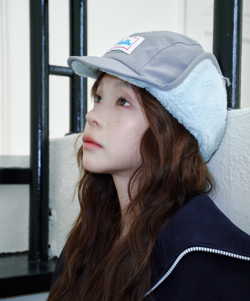 Sprinkle Teddy Reversible Trooper Hat (Gray)
