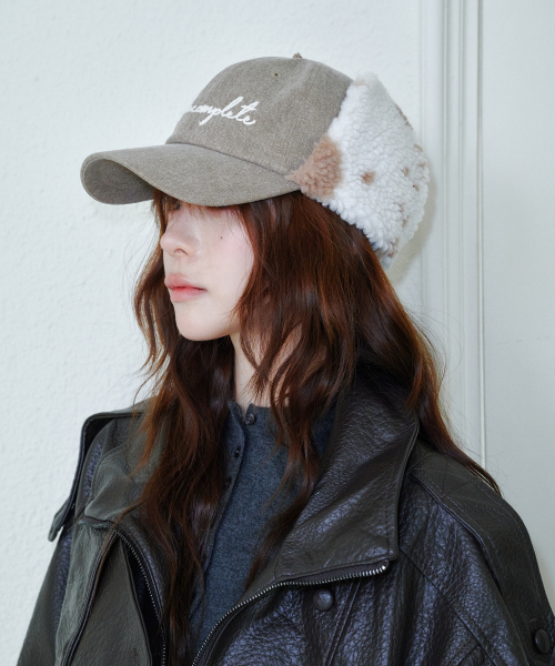 Dalmasian Earflap Cap (Brown)