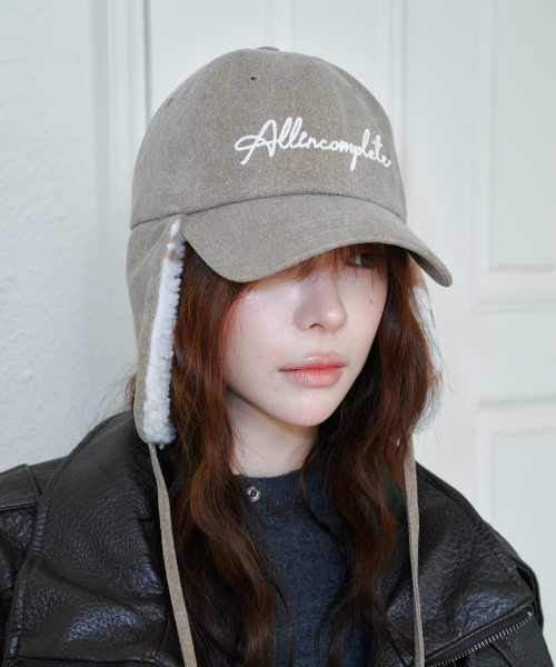 Dalmasian Earflap Cap (Brown)