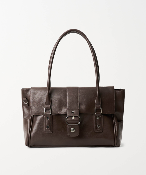 Cleo Loose Shoulder Bag (Brown)