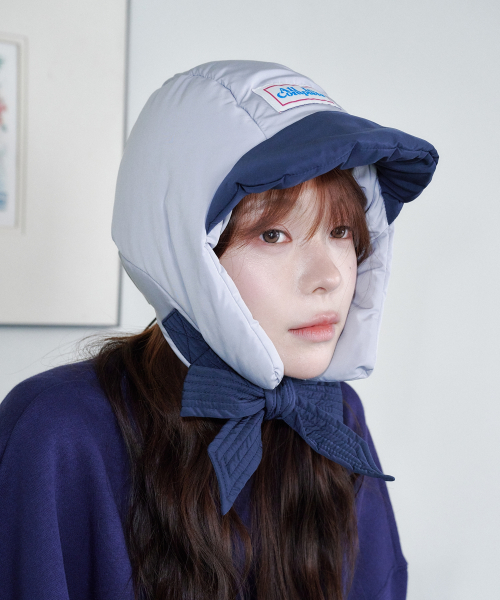 Panda Padding Balaclava (Navy & Gray)