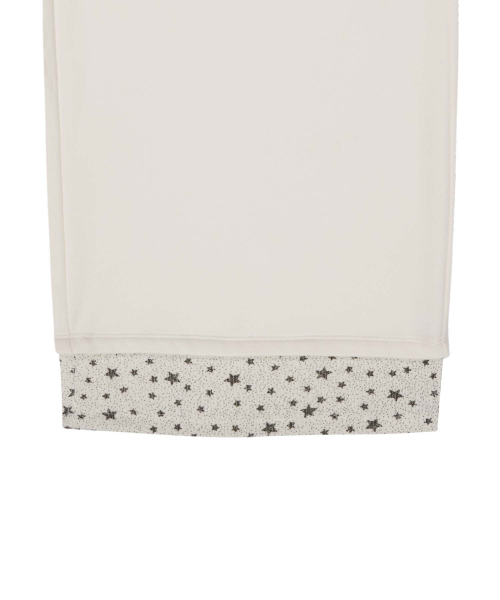 Hotfix Star Wide Sweatpants / Ivory
