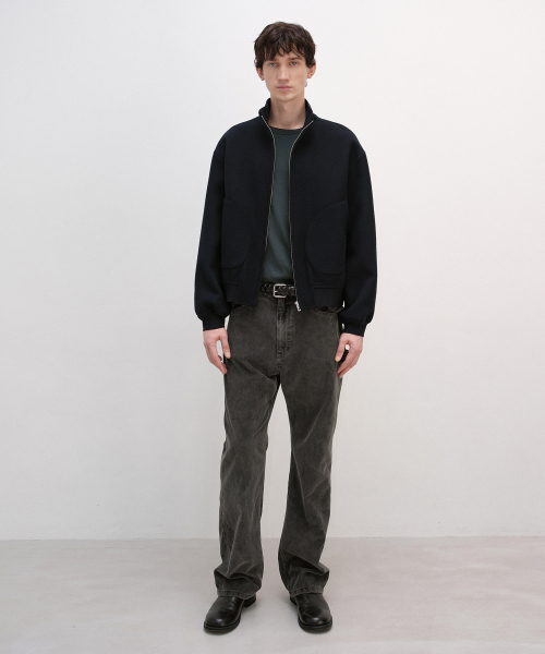 Tasmania Wool Tanker Jacket BLACK