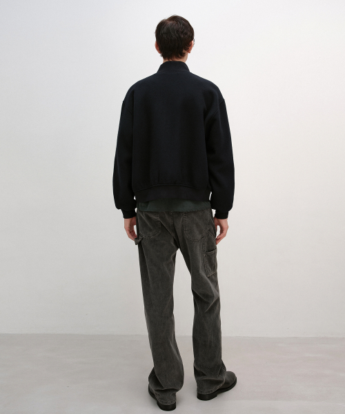 Tasmania Wool Tanker Jacket BLACK