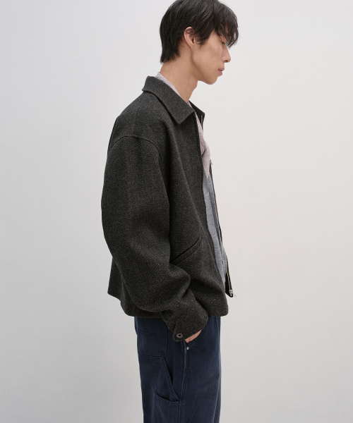 Vintage Wool Sports Jacket BROWN