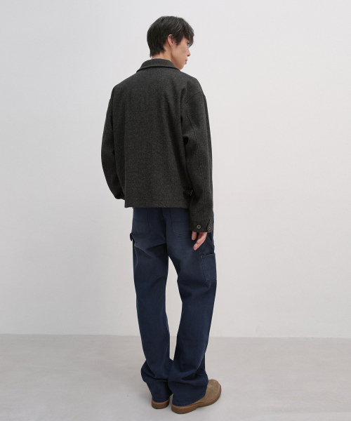 Vintage Wool Sports Jacket BROWN