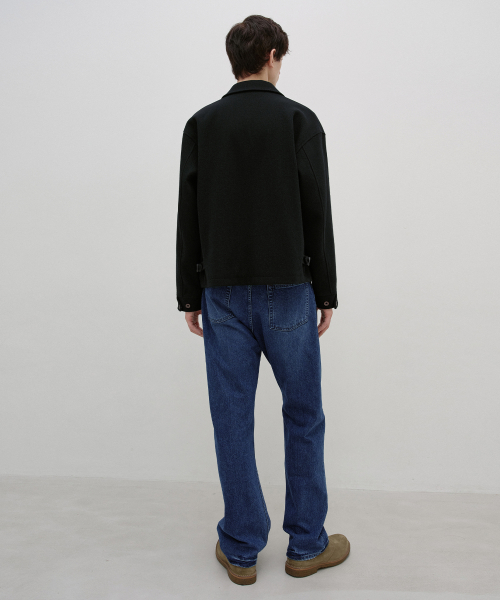 Vintage Wool Sports Jacket BLACK