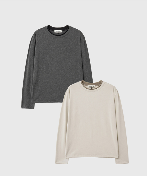 unisex double-lip t-shirt [2col]