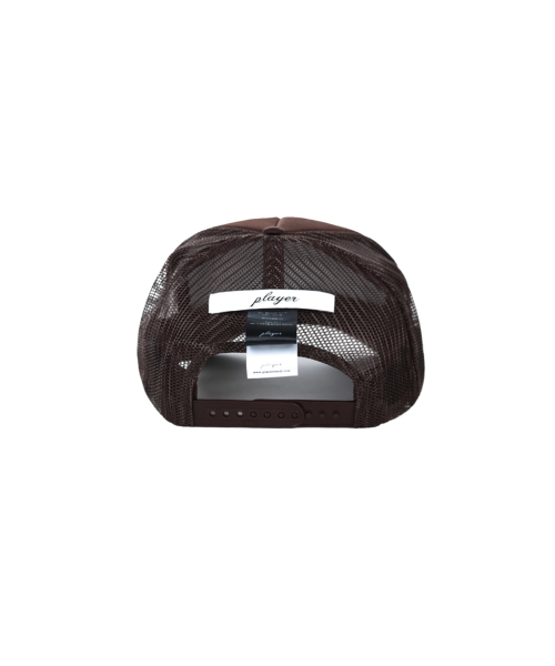 Cross Gem Trucker Hat (Brown)