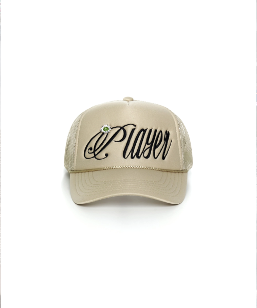Player Gem Trucker Hat (Beige)