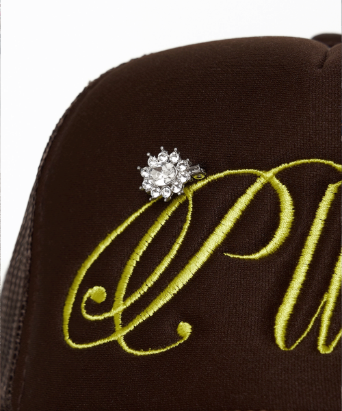 Player Gem Trucker Hat (Brown)