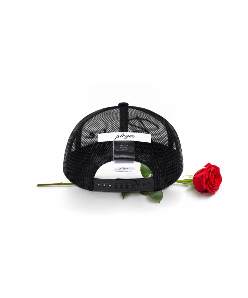 Rose Gem Mesh Cap (Black)