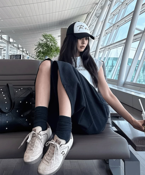 Rose Gem Mesh Cap (Black)