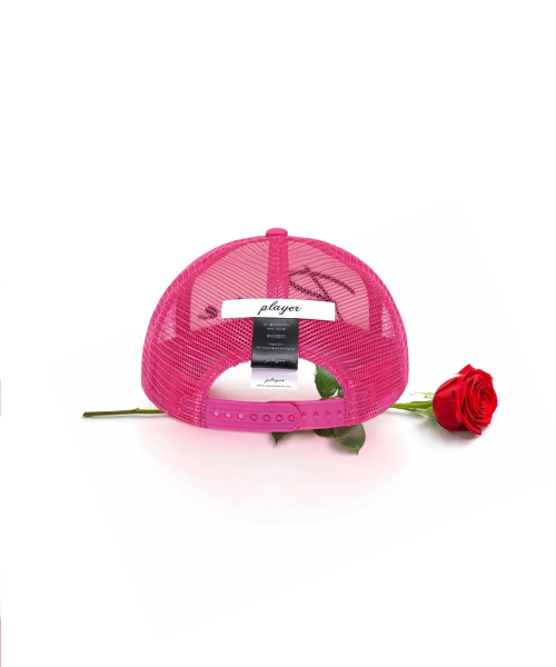 Rose Gem Mesh Cap (Pink)