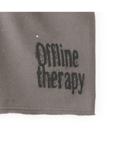 Tuewid relaxed light-fleece sweatshorts in gray offline therapy