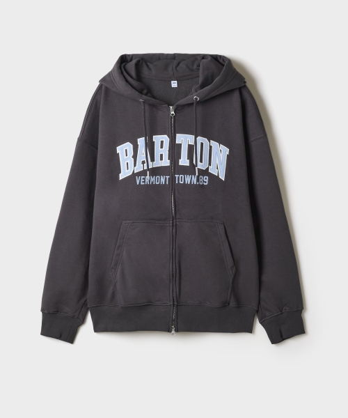 BARTON Applique Hoodie Zip Up_SPMZG49C50